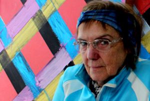 Ulla Grigat im Atelier