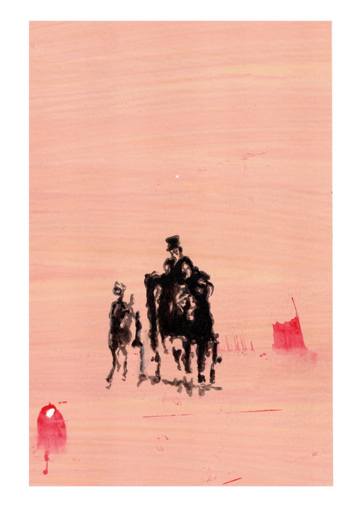 Acrylmalerei auf Karton